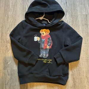 Ralph Lauren Kids Black Hoodie size 6